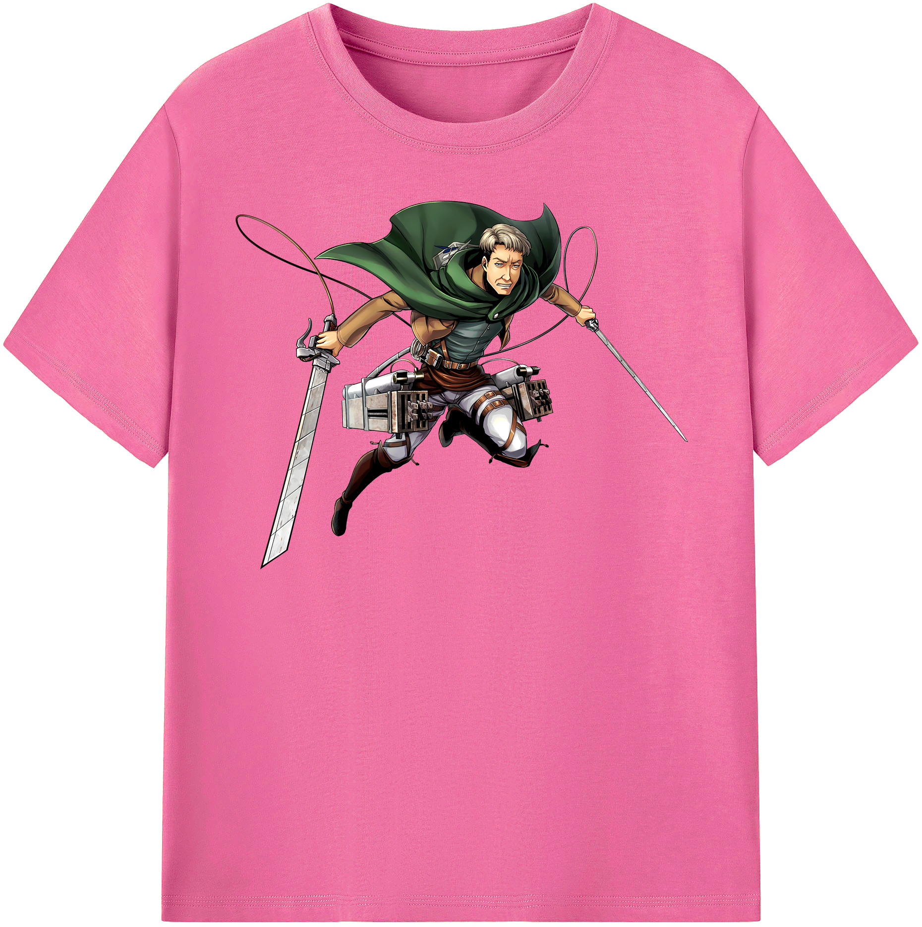 （画像用） 進撃の巨人 Attack on Titan レディースカジュアルプリントTシャツ（綿100％）